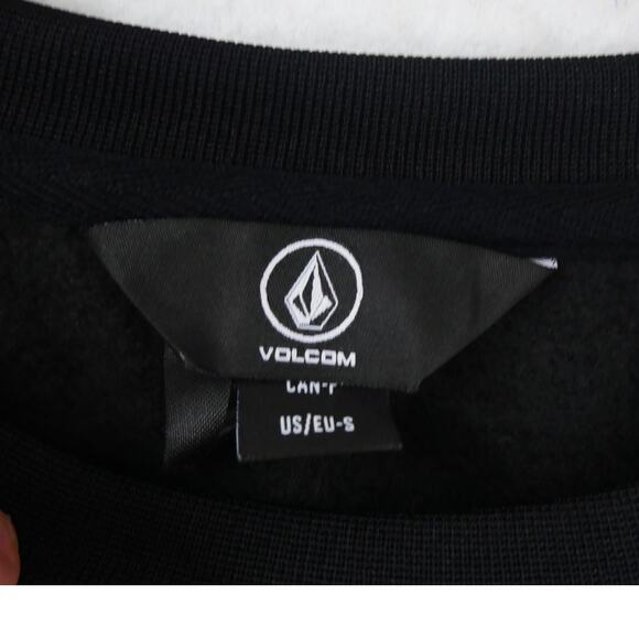 NEW Volcom Men's Small  Hydro Riding Snowboard Crew Sweatshirt Shirt Black - Picture 8 of 13